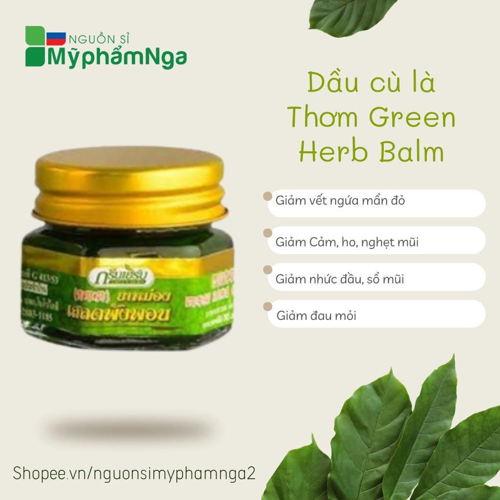 Dầu cù là Thơm Green Herb Balm Thái Lan