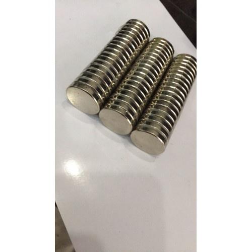 Nam Châm Đất Hiếm 30x3mm set 5 viên, nam châm hình trụ siêu mạnh