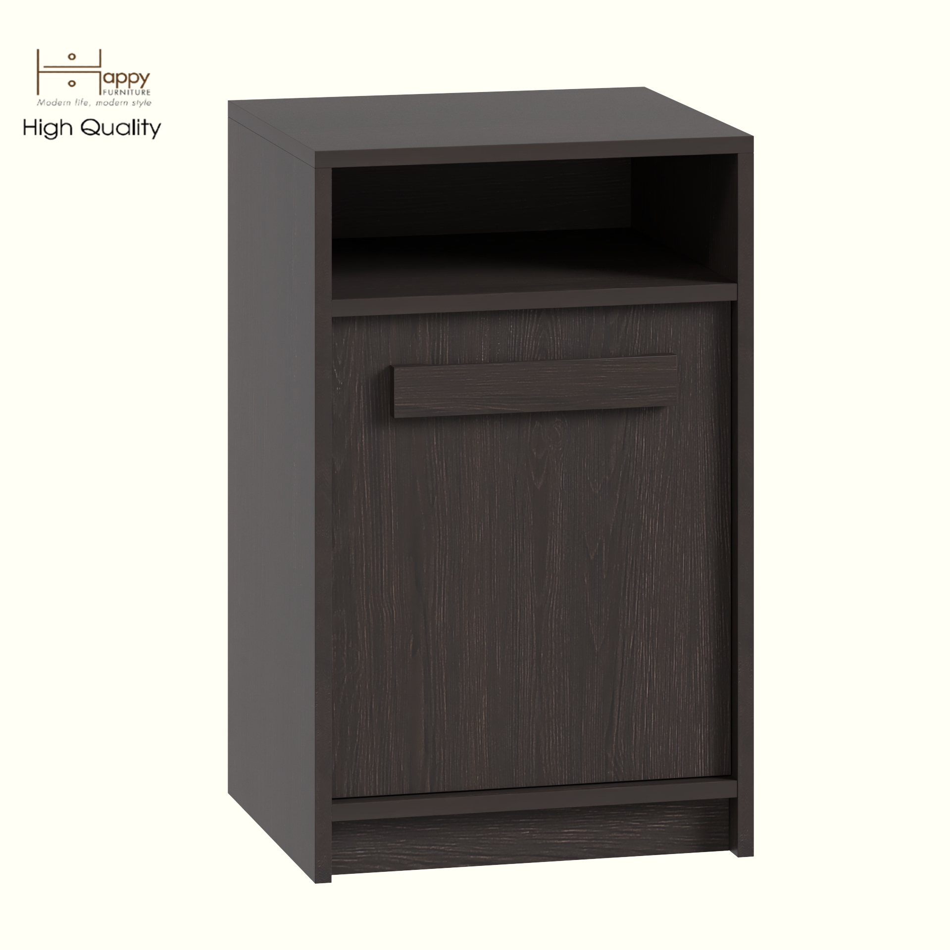 HAPPY FURNITURE , Tủ lưu trữ 1 cửa mở - RUBEL, TCM_222, 45cm x 40cm x 72cm DxRxC
