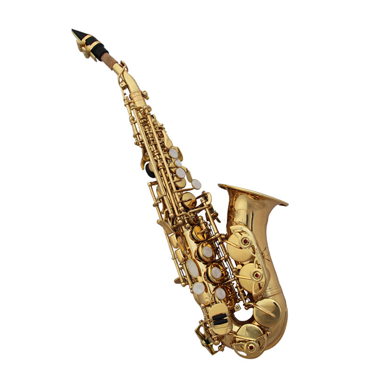 Kèn Saxophone Soprano Mới Đầy Đủ Phụ Kiện