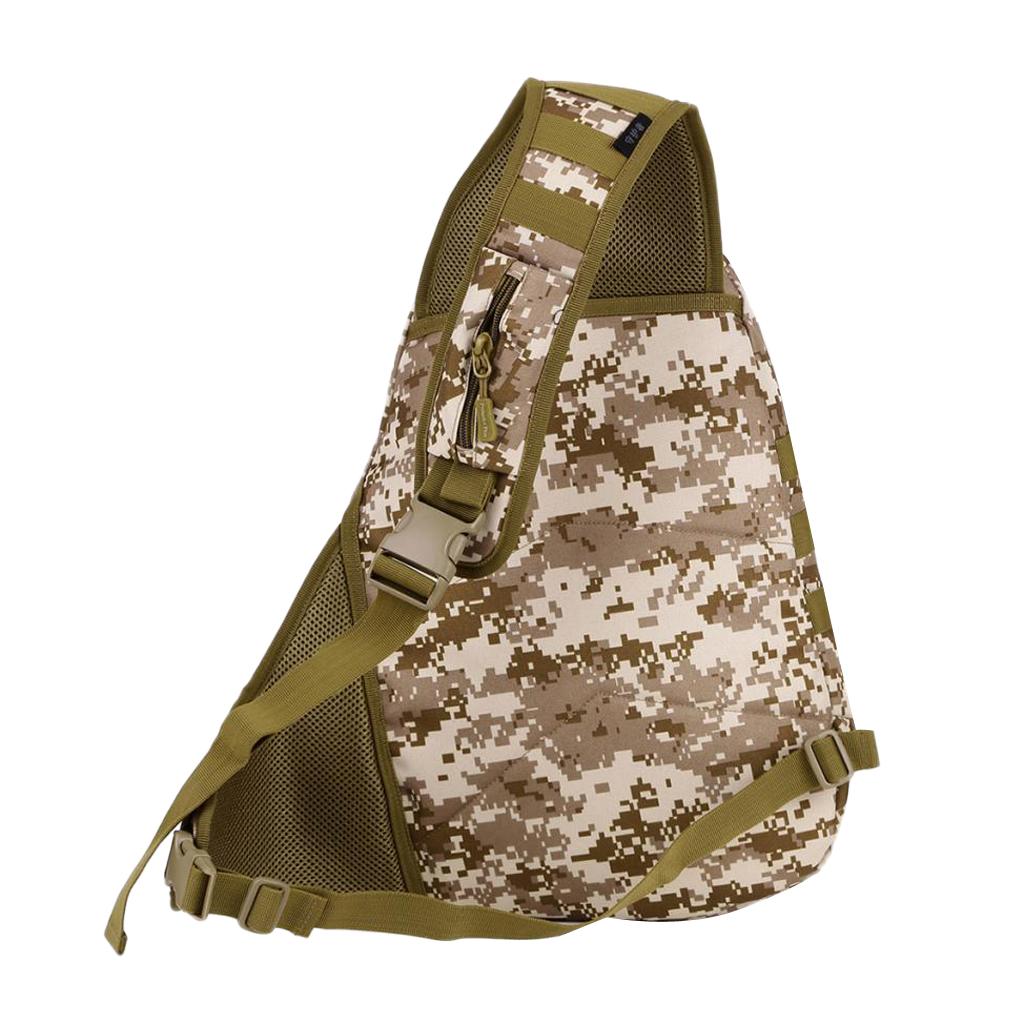 Durable, Adjustable,Large Capacity, Multifunctional Outdoor MOLLE Single Shouder Bag Chest Pack Crossbody Bag Mountaineering Hiking Backpacks Rucksacks Pouch
