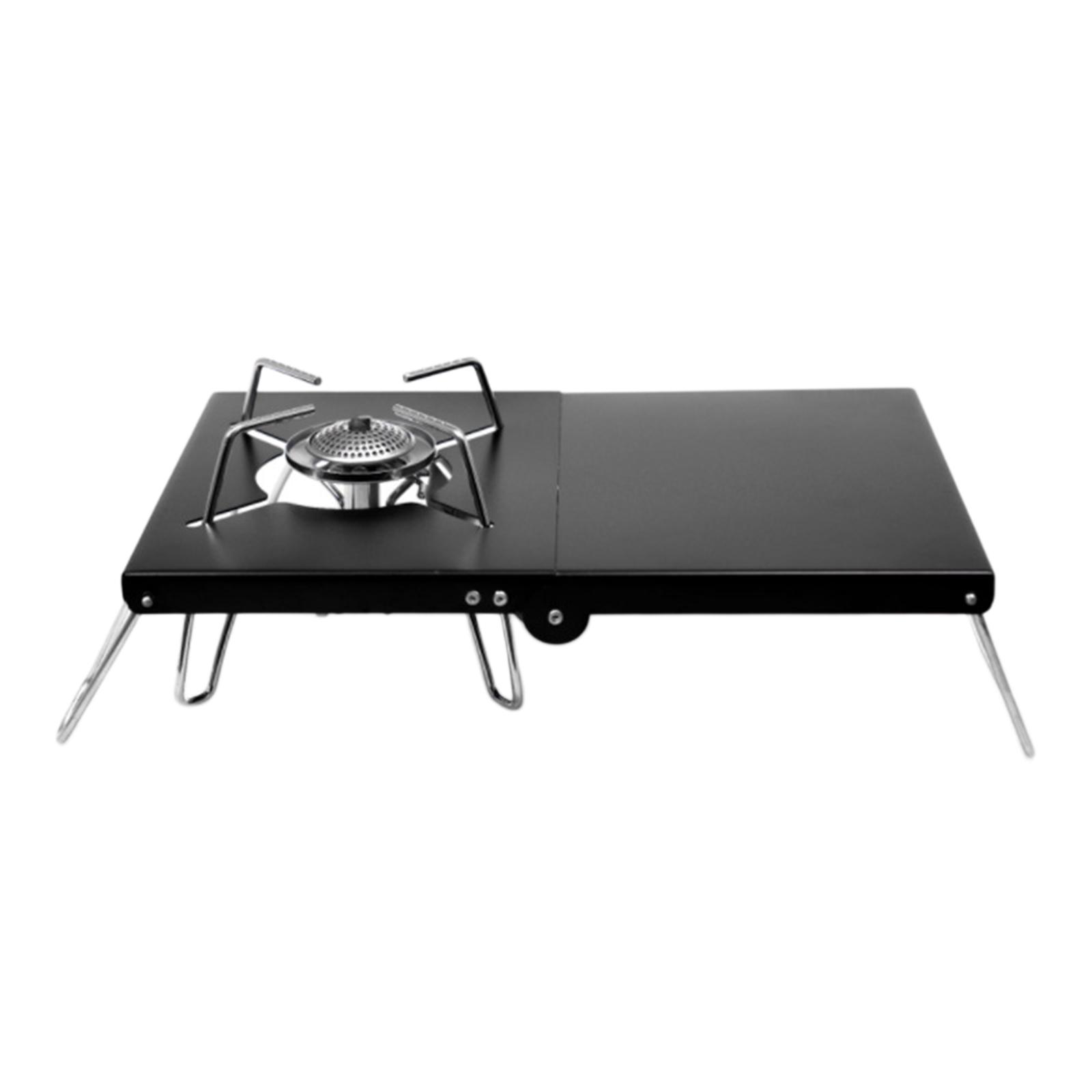 Outdoor Folding Stove Table Stove Stand Bracket Desk Fishing Hiking Picnic