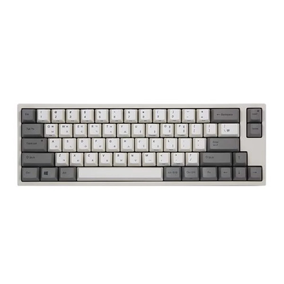 Bàn Phím Cơ LEOPOLD FC660C WHITE GREY -Topre Switch - Low Noise - Hàng Chính Hãng