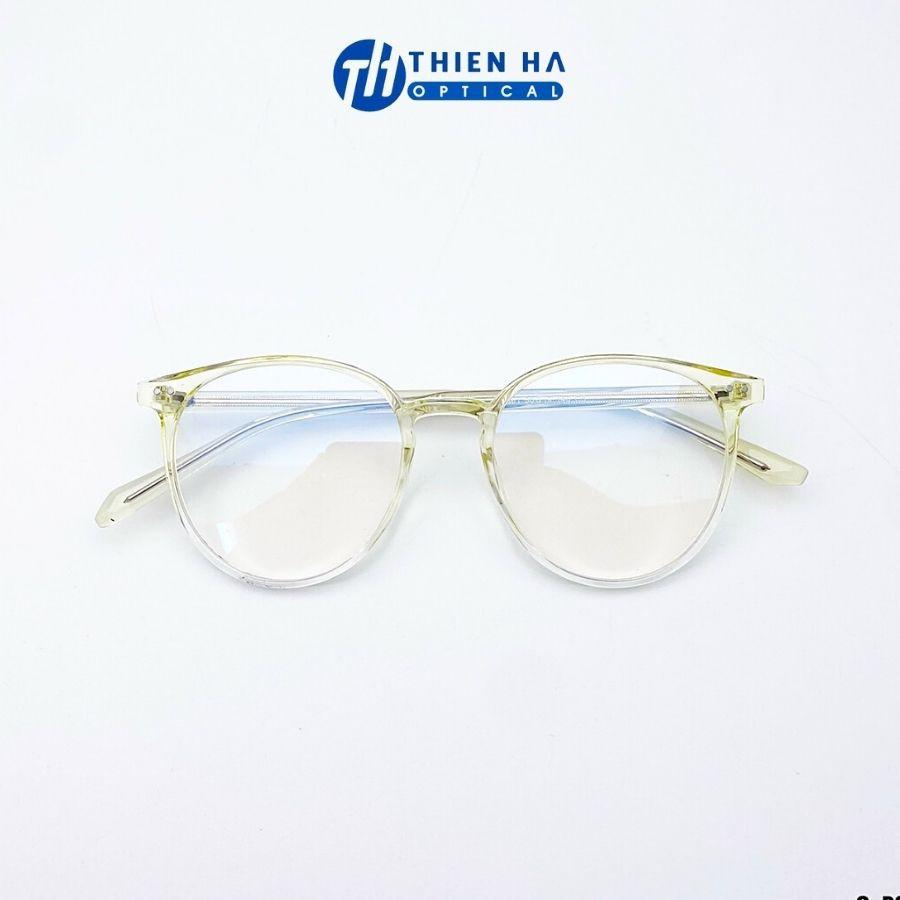 Gọng kính tròn nữ Thiên Hà Optical form tròn chất liệu nhựa Tr90 bền nhẹ càng cốt thép màu sắc kính thời trang P801