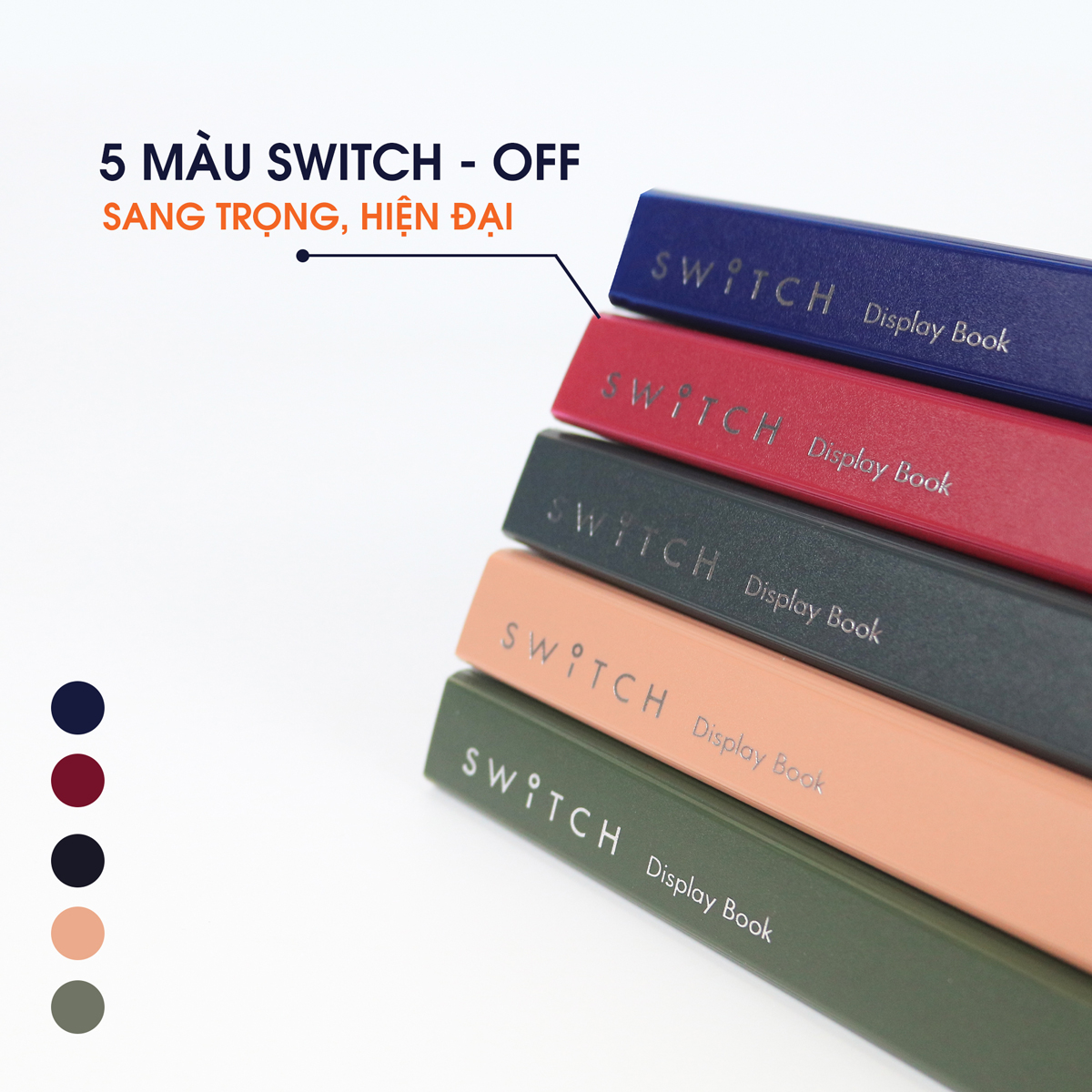 Bìa Lá A4 Switch OFF AO+, Túi Dày 0.06 mm