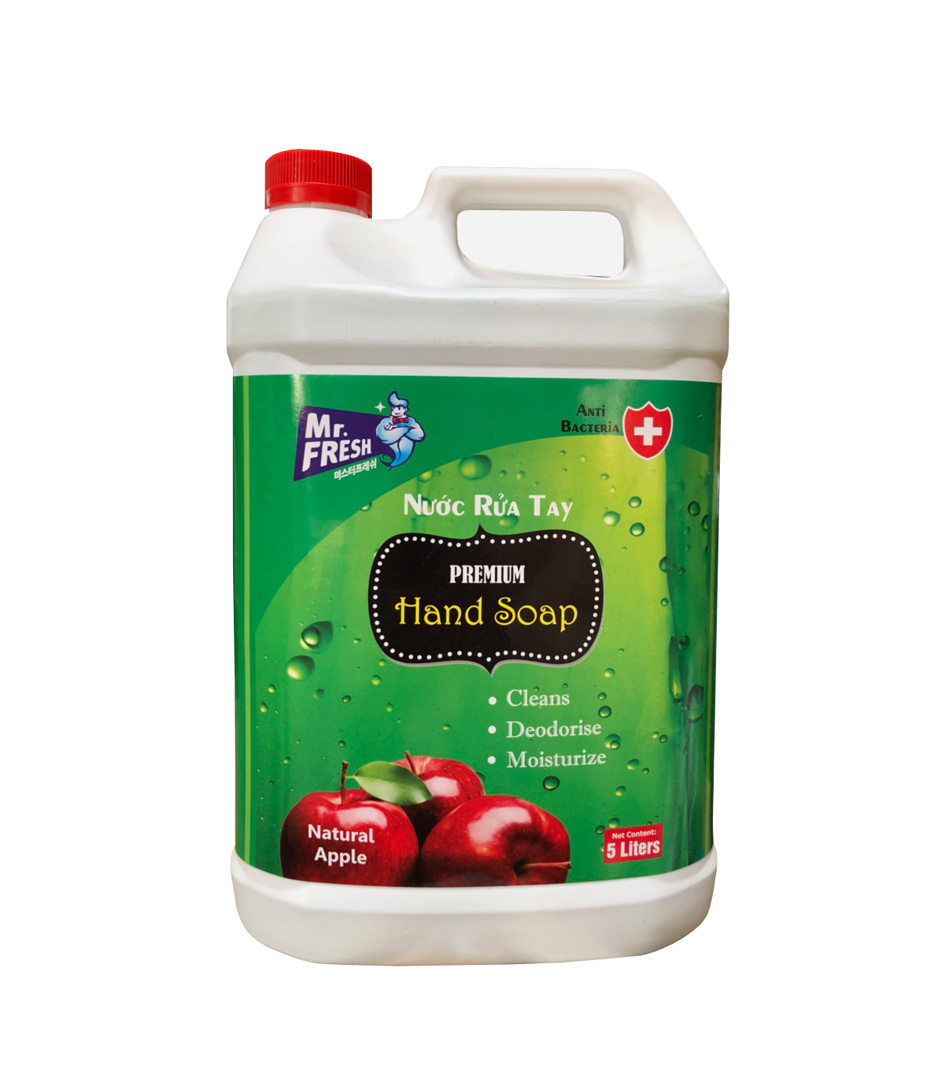 Nước rửa tay khử mùi Mr.Fresh 5L Hương Táo