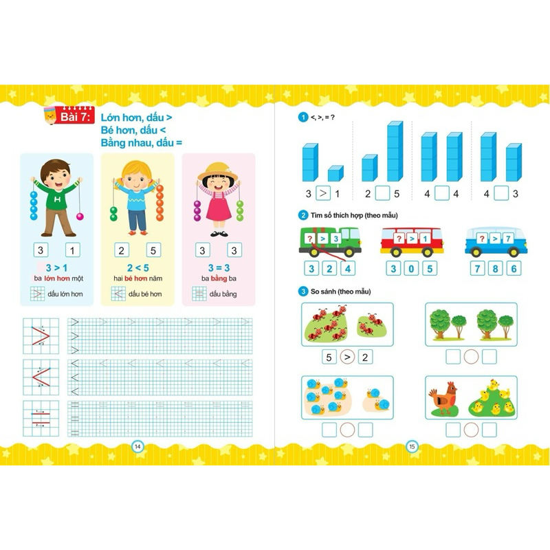Sách - Toán Tiền Tiểu Học Phát Triển Tư Duy Và Vở Bài Tập Toán Cho Bé 5-6 Tuổi Chuẩn Bị Vào Lớp 1 - Phiên bản mới 5.0