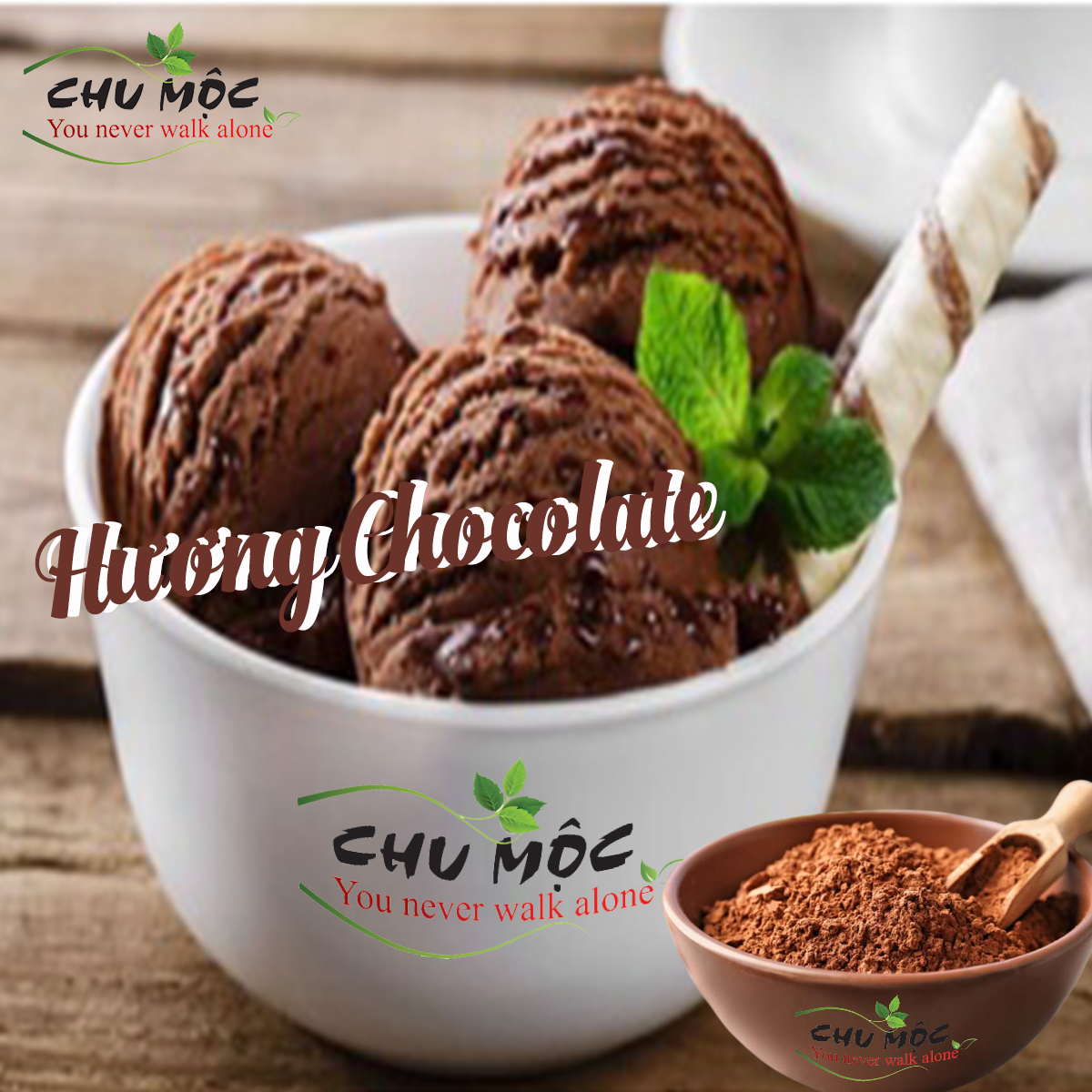 Hương Chocolate dạng bột - Chocolate Flavor (chiết lẻ từ bao 25kg)