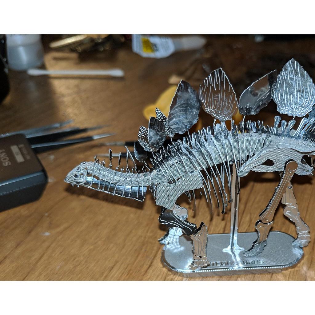 Mô Hình Lắp Ráp 3d Hóa Thạch Khủng Long Phiến Sừng Stegosaurus