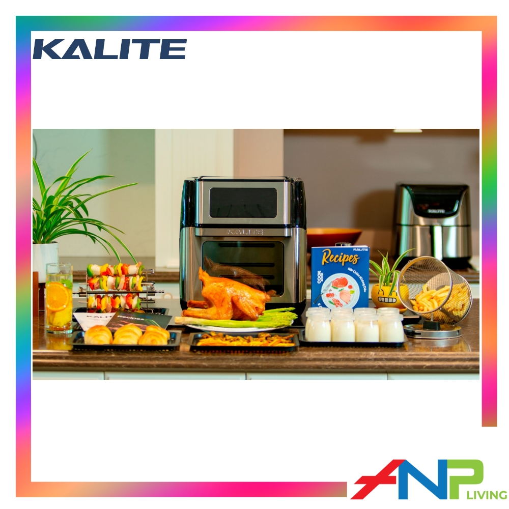 Nồi chiên không dầu kiêm lò nướng Kalite Q10 - Hàng Chính Hãng