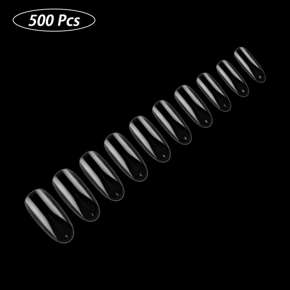 Set 500 móng tay giả cao cấp trang trí móng