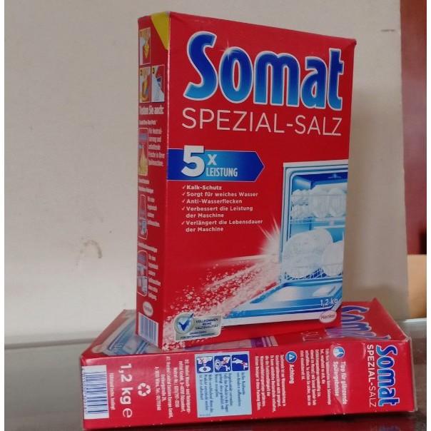 Muối làm mềm nước Somat 1.2kg dùng cho Máy Rửa Bát