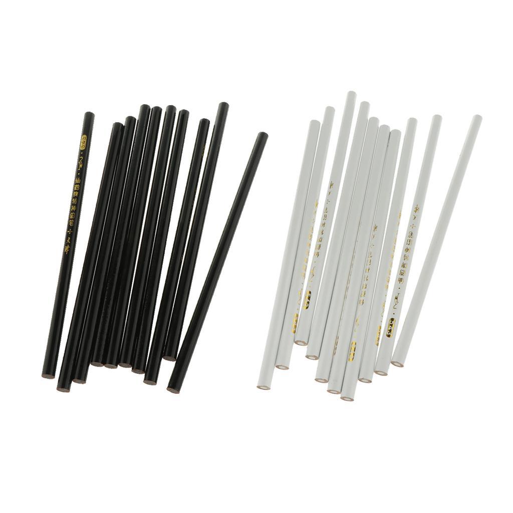 20Pcs Fabric Sewing Mark Pencils Tailor Dressmaking Craft Tools Black White
