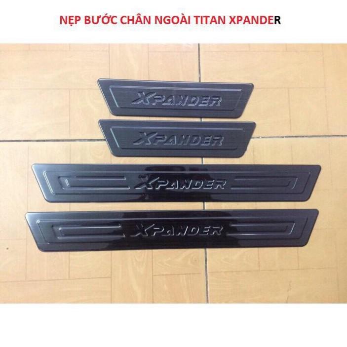ỐP BẬC TRONG NGOÀI TITAN DÀNH CHO XPANDER 2018- 2020, nẹp bậc cửa lên xuống xe ô tô full bộ