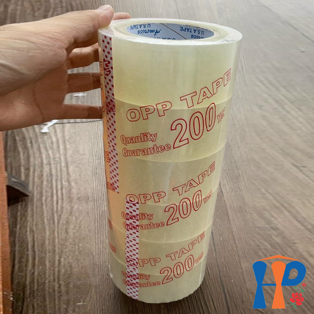 Băng keo cuộn dán thùng, băng dính chữ "Hàng Dễ Vỡ" đóng gói hàng hóa 4F8 Hani Peni