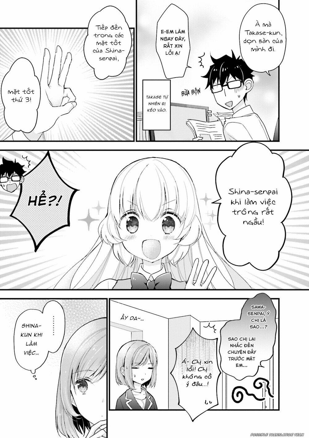 senpai kiêm bạn gái nhỏ nhắn của tôi rất dễ thương chapter 6 7