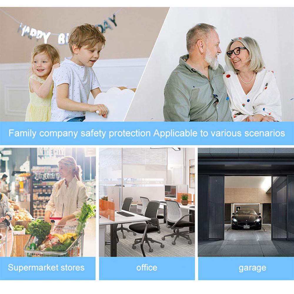 1080P Smart WiFi Camera Wireless Monitor Camera with Plug 360°View Night Vision Two-Way Talk Motion Detection Alarm Reminder Wireless Camera for Home Office Outdoor Indoor