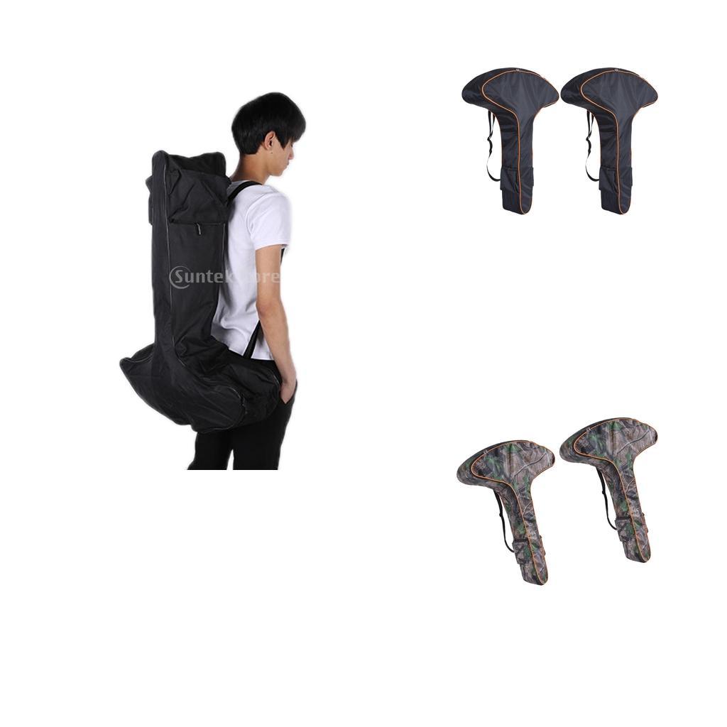 2pcs T-Shaped Bow Case, Lightweight Portable Outdoor Archery Carry Bag, Bow Carrier Protective Bag for Hunting