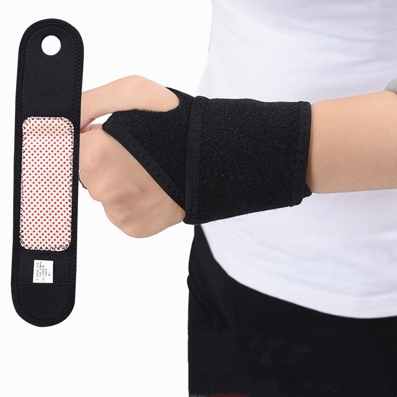 Self-heating Wrist Brace Arthritis Pain Relief Winter Keep Warm Sport Protect Band Magnet Tourmaline Wristband Ache Joint Warm