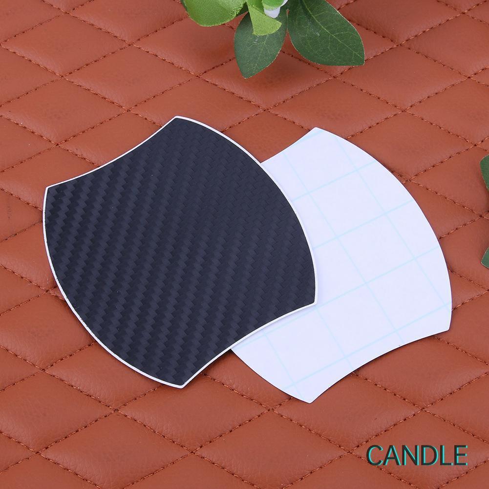 Bộ 4 Miếng Dán Sợi Carbon Chống Trầy Cho Tay Nắm Cửa Xe Hơi