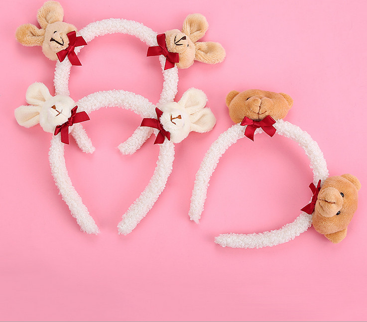 Cài Tóc Thỏ Con Lông Xù Siêu Cute