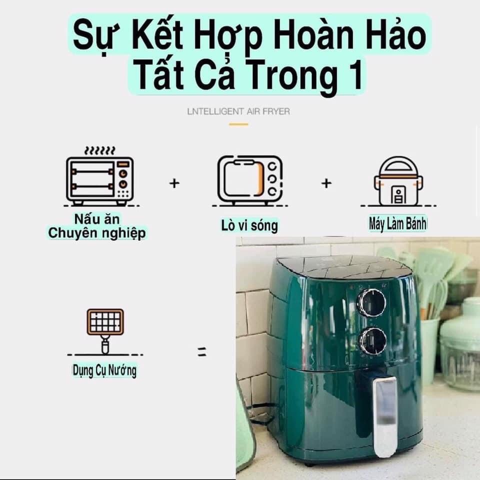 Nồi Chiên Không Dầu Dung Tích Lớn - Nồi Chiên Không Dầu Chống Dính Cao Cấp