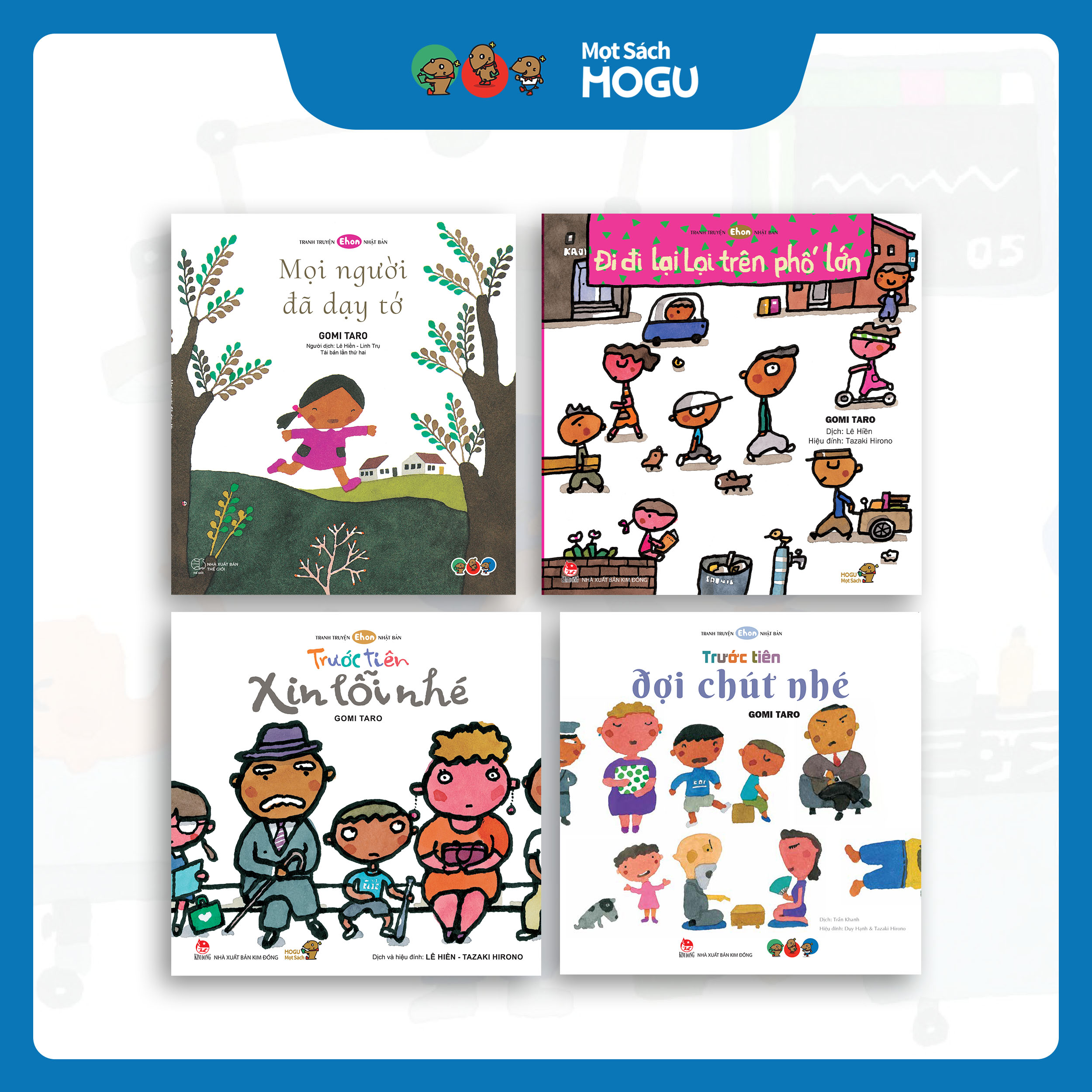 Truyện Ehon bé 3-4-5 tuổi - Bộ 4 cuốn Tương Tác và Sáng Tạo