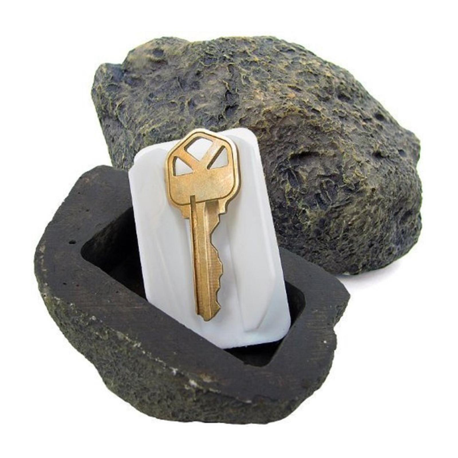 Outdoor ROCK HIDE A KEY HOUSE HOME Emergency Spare Key Car Holder Hider Safe