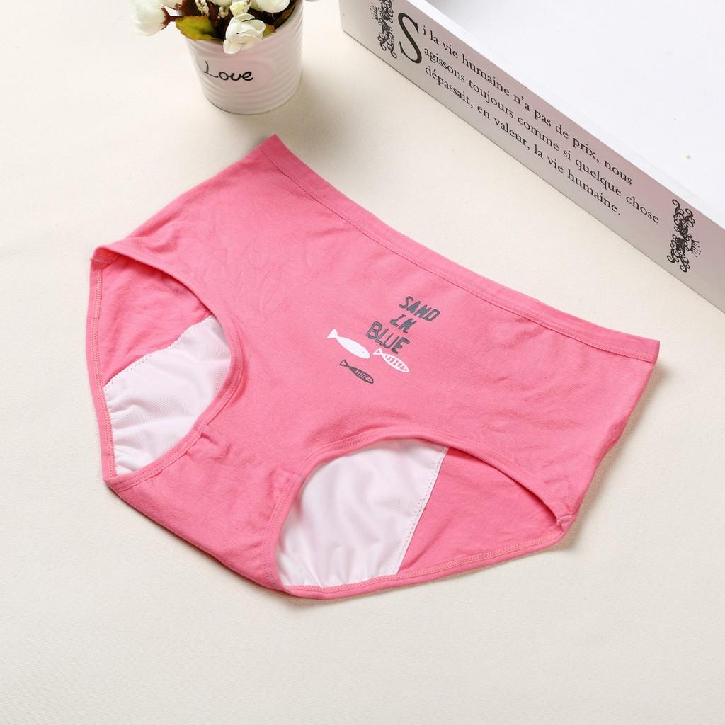Set 03 quần lót cotton chống tràn nguyệt san