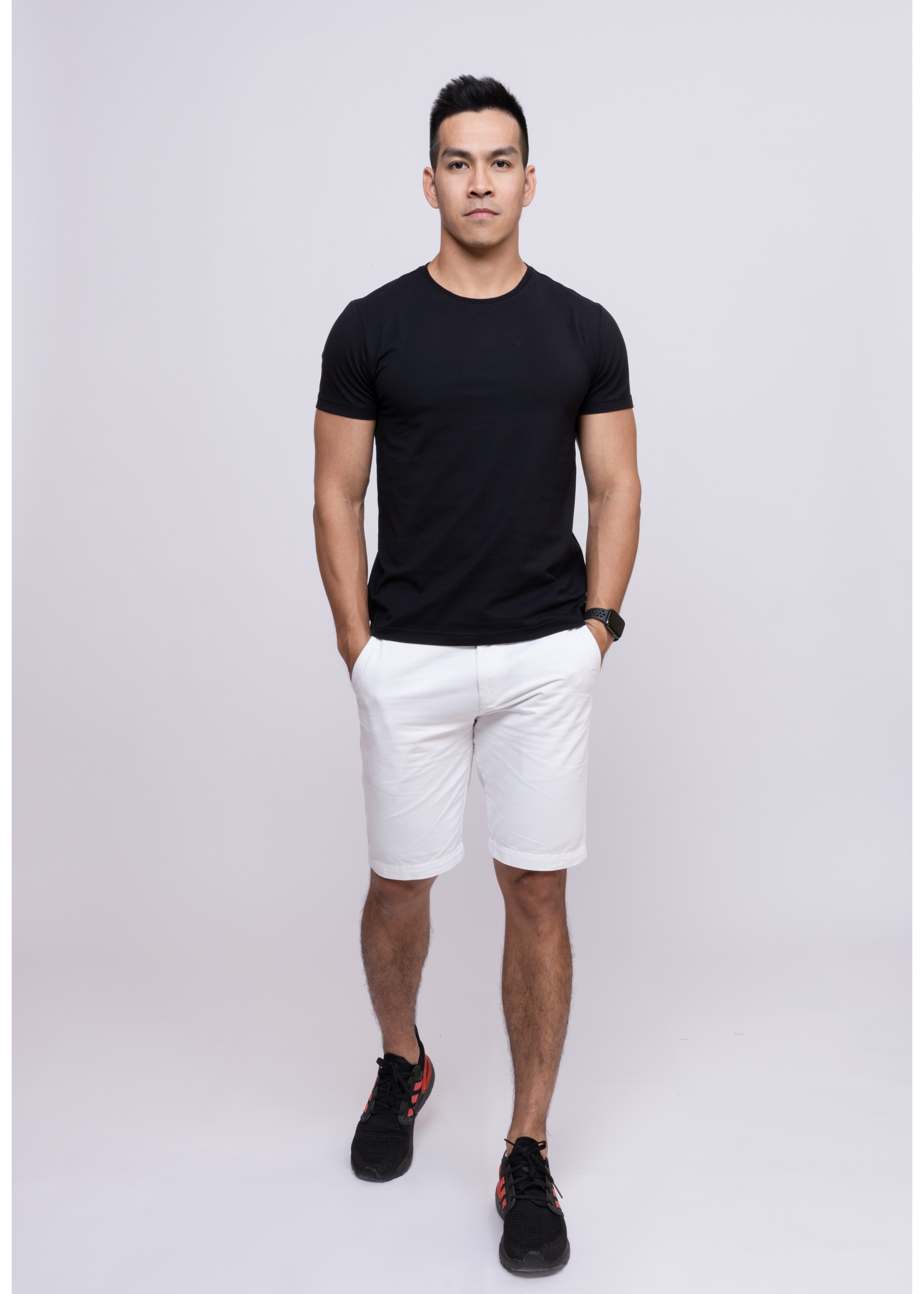 Áo thun t - shirt nam kiểu dáng ngắn tay ôm body trẻ trung chất cotton mềm mát thương hiệu Fezzio