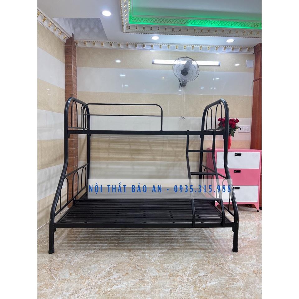 Giường sắt 2 tầng trên 1m2 dưới 1m6 BẢO AN