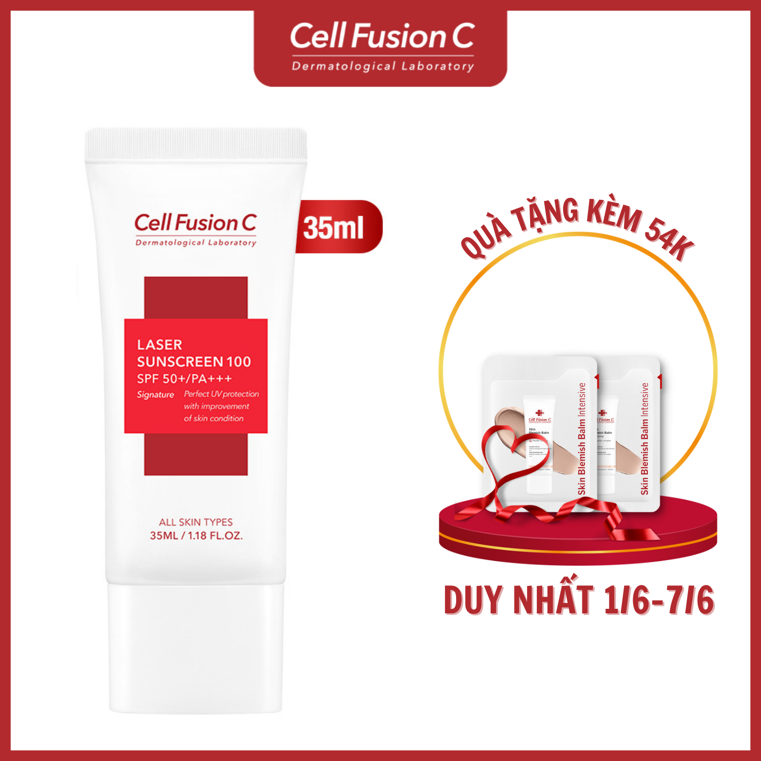 Kem Chống Nắng Cho Mọi Loại Da Cell Fusion C Laser Sunscreen 100 SPF 50+/PA+++ (35ml)