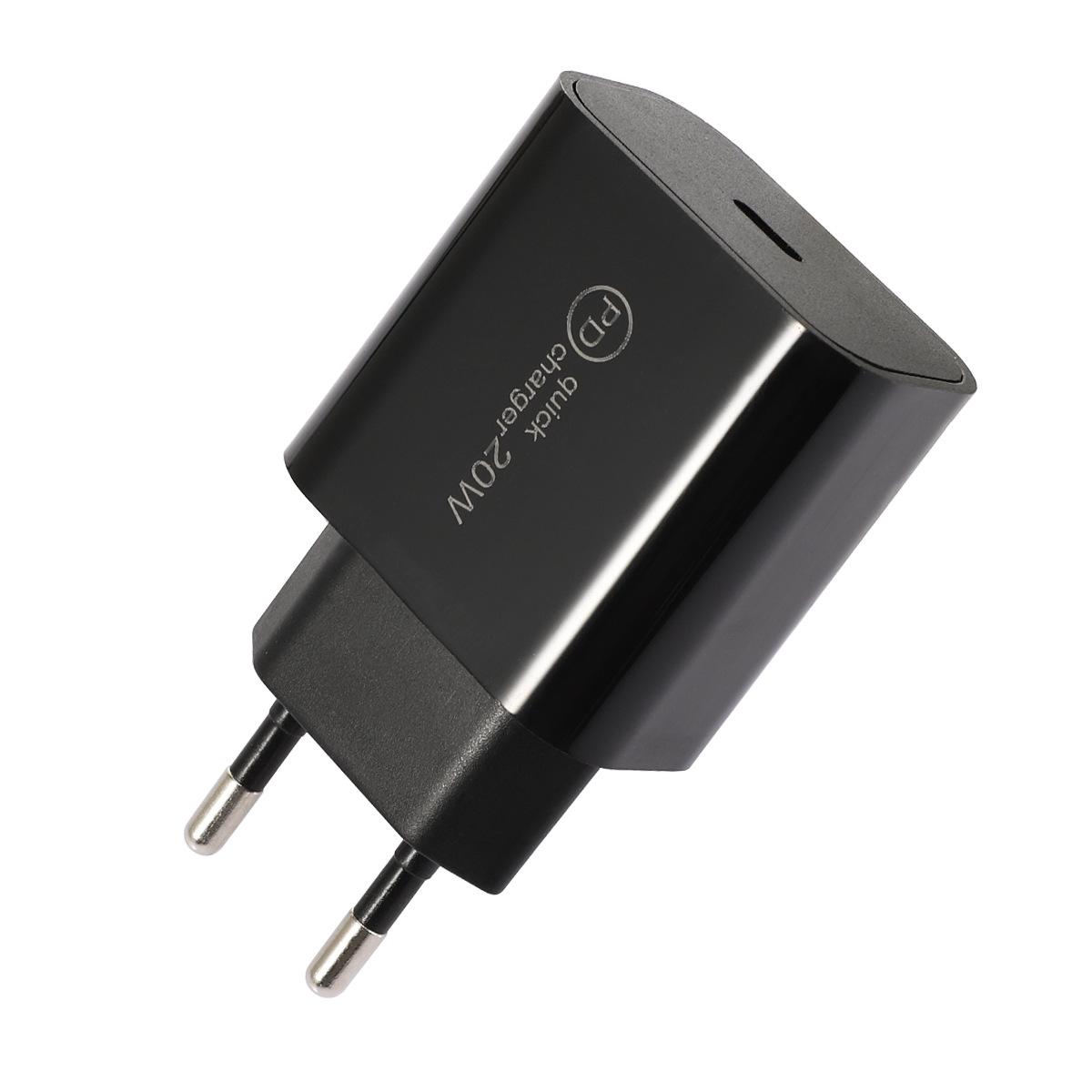 Đầu sạc du lịch 20w kiểu PD mới nhất Bộ sạc điện thoại di động 20WPD đầu sạc nhanh Quy định của Châu Âu, quy định của Mỹ và quy định của Anh