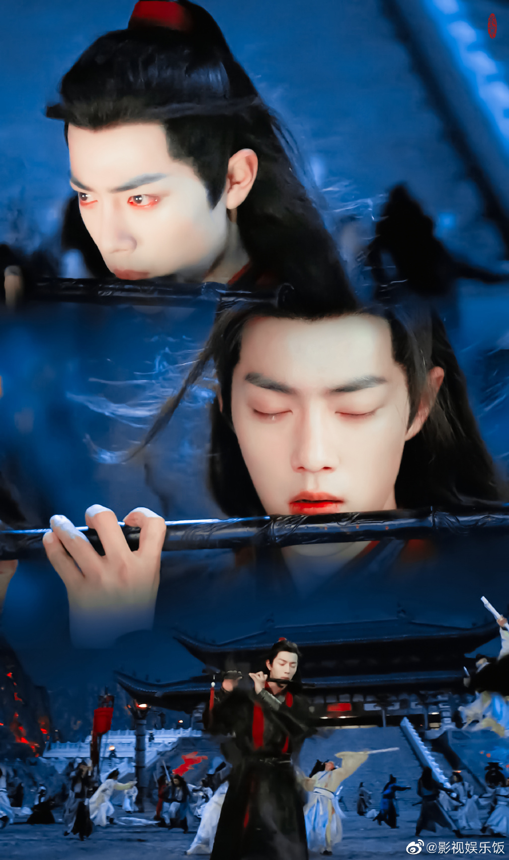 SET 5 Tranh Poster Tiêu Chiến, Ngụy Vô Tiện 'Trần Tình Lệnh' 21cmx30cm