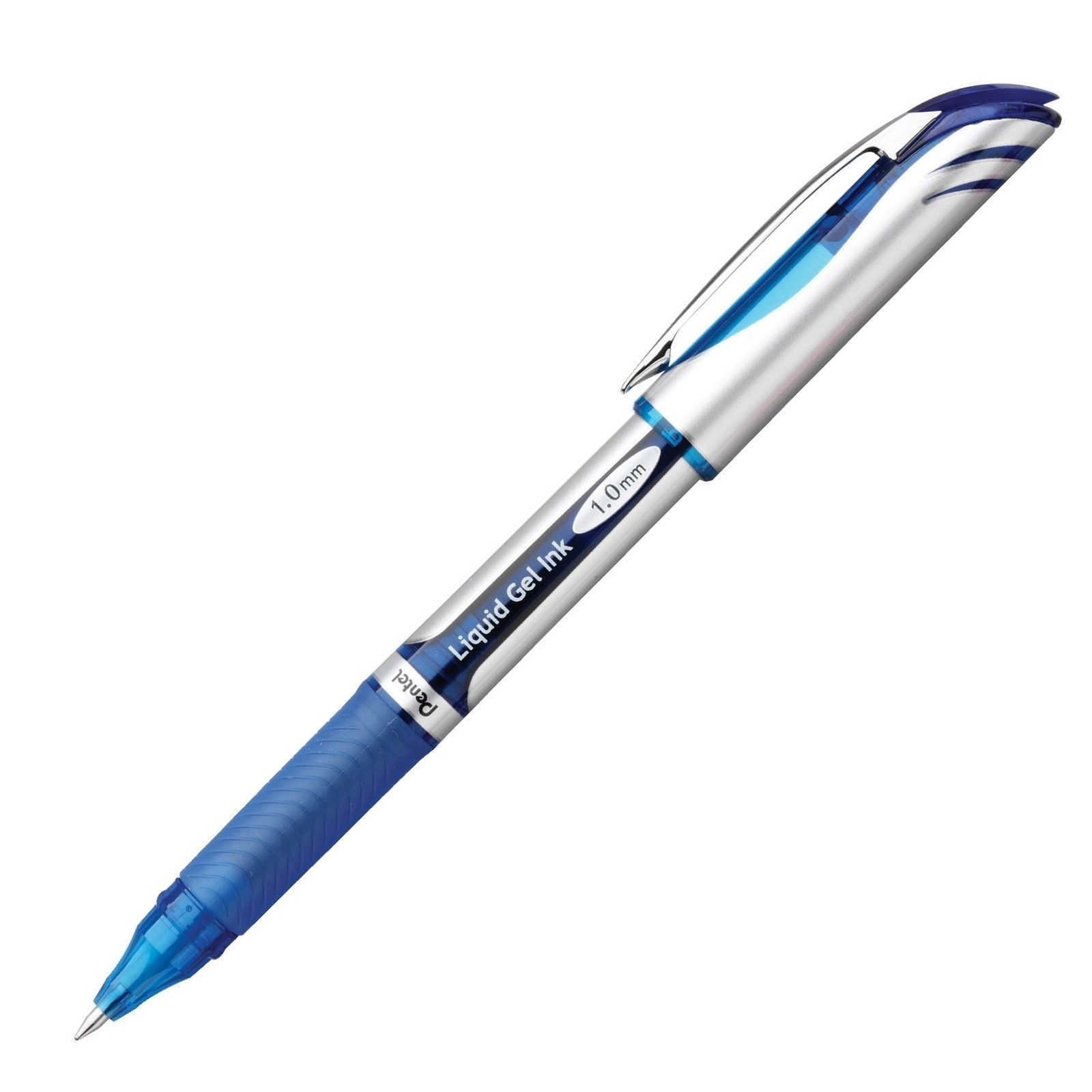 Bút Bi Nước Bấm 1mm Pentel - Mực Xanh