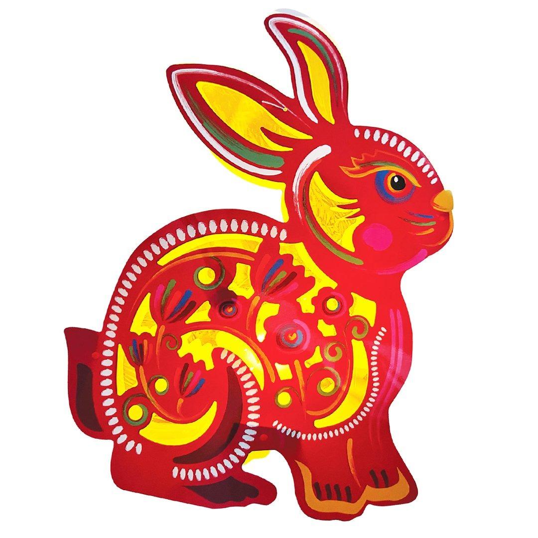 Lồng Đèn Trang Trí - Ký Ức Tuổi Thơ - Hình Thỏ - Happy Kibu KB00124-003