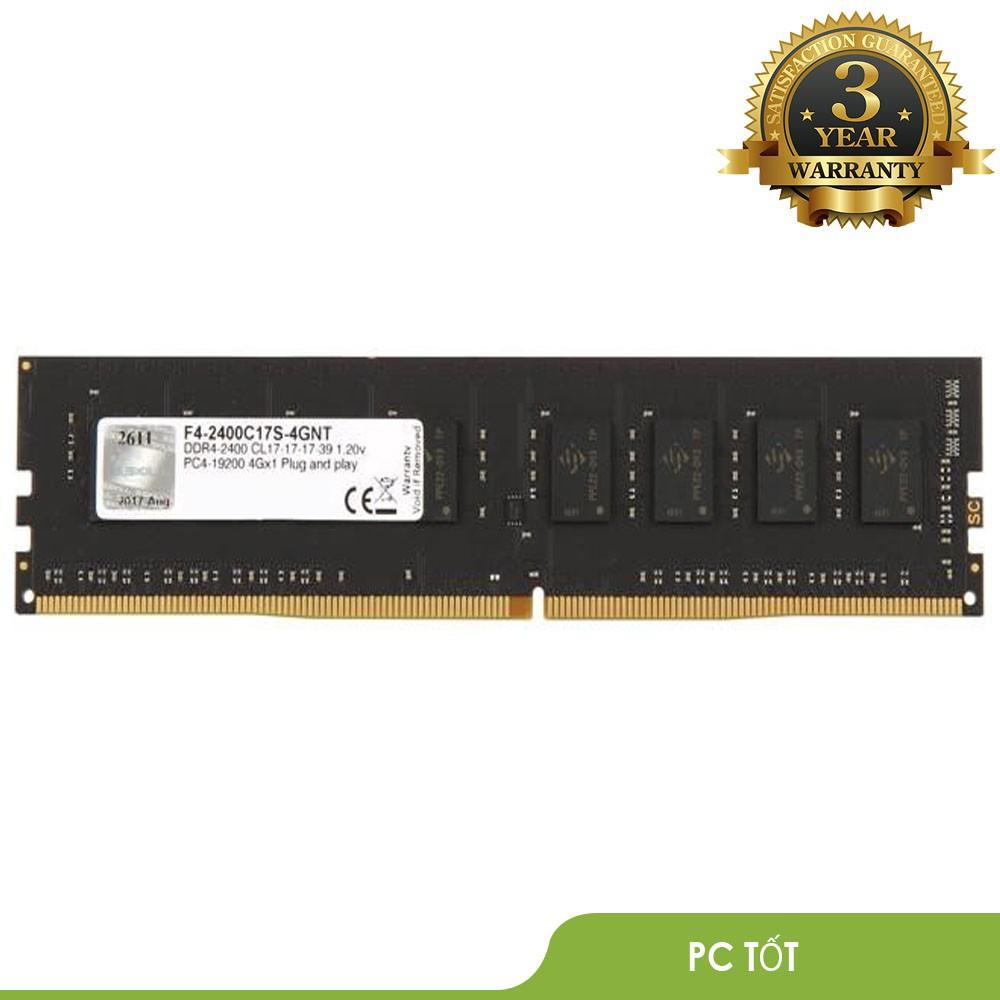 RAM GSKILL - F4-2400C17S-4GNT (4GB DDR4 1x4GB 2400) - HÀNG CHÍNH HÃNG