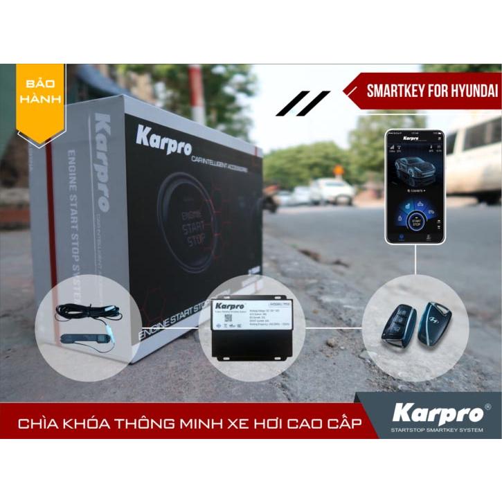 Bộ Đề nổ từ xa KARPRO Smart Key cho xe Vinfast Fadil rắc cắm rin, không cắt đấu, có đội ngủ kỹ thuật hổ trợ 24/7