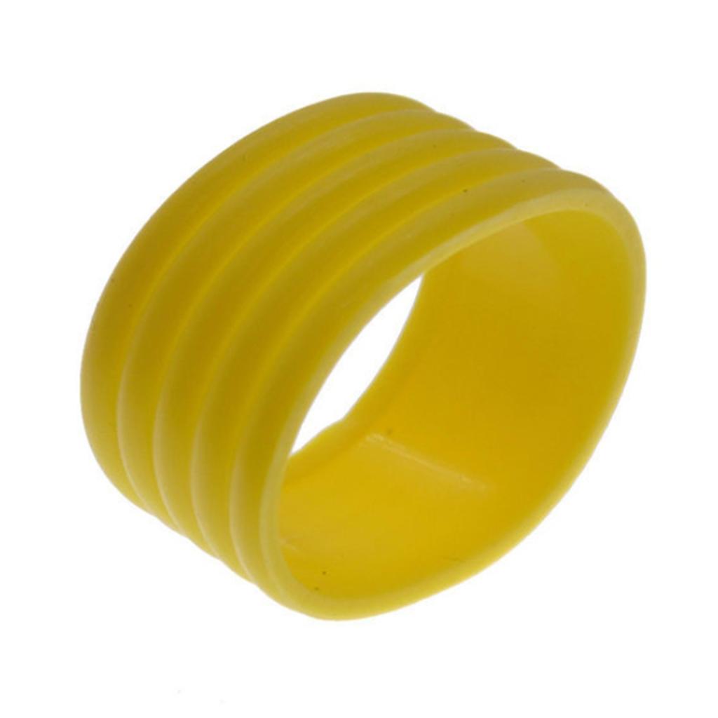 20 Pieces Racquet Grip Ring Badminton Silicone Handle Fix Ring with 4 Color