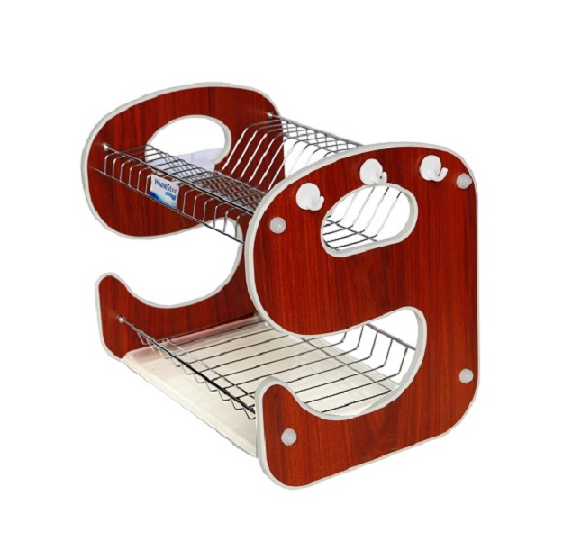 Giá để chén bát inox Homestar Idea 2 tầng giao màu ngẫu nhiên