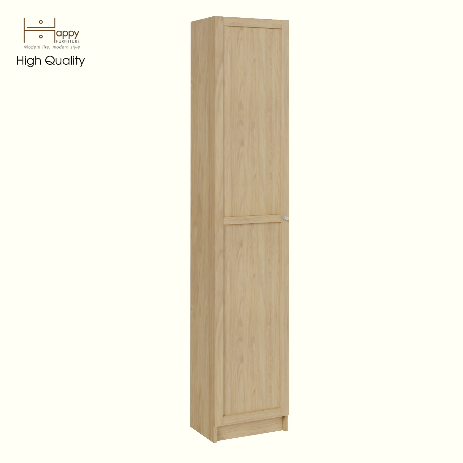 [Happy Home Furniture] CATY, Kệ sách 6 tầng 1 cửa mở, 40cm x 30cm x 202cm ( DxRxC), KSA_053