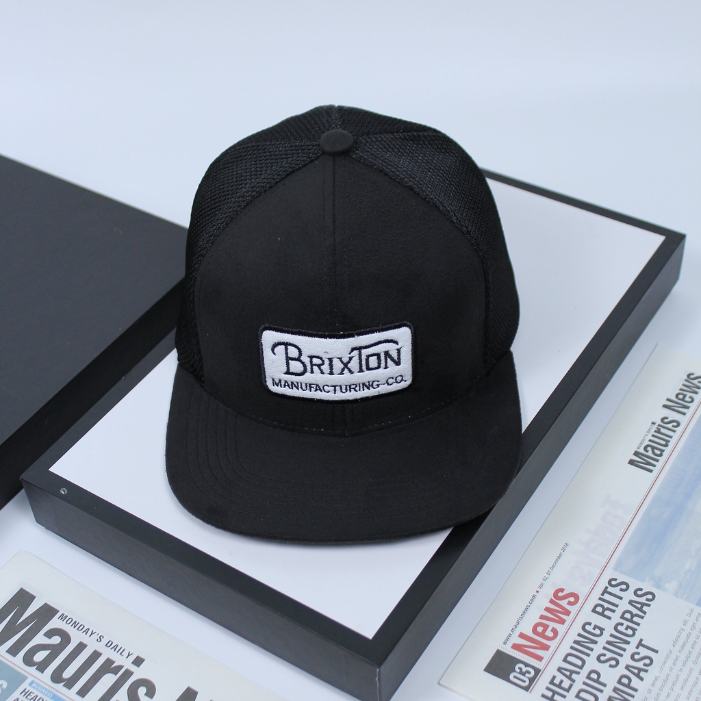 (NEW) Mũ hiphop, nón snapback Brixton vải kaki phối lưới form chuẩn thời trang đường phố (Ảnh thật)