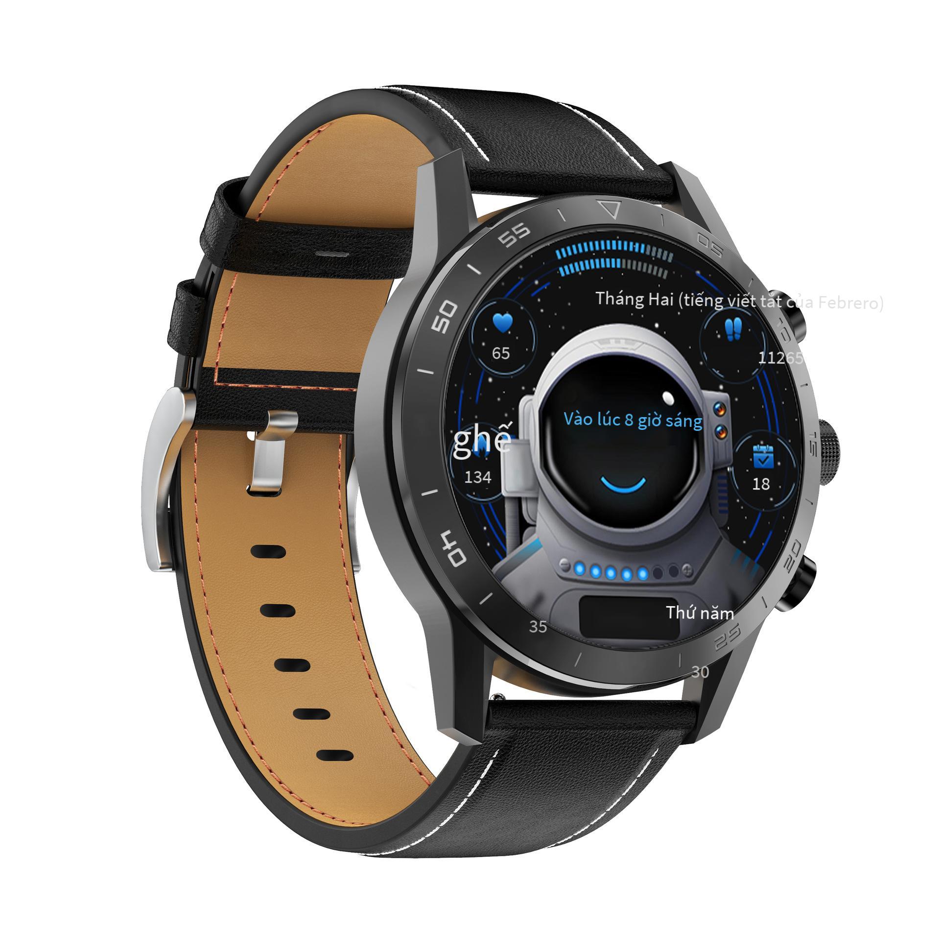 Đồng hồ thông minh phong cách mới nhất 1,39 inch 454 * 454 pixel Cuộc gọi Bluetooth Trình phát nhạc kiểm tra điện tâm đồ DT70