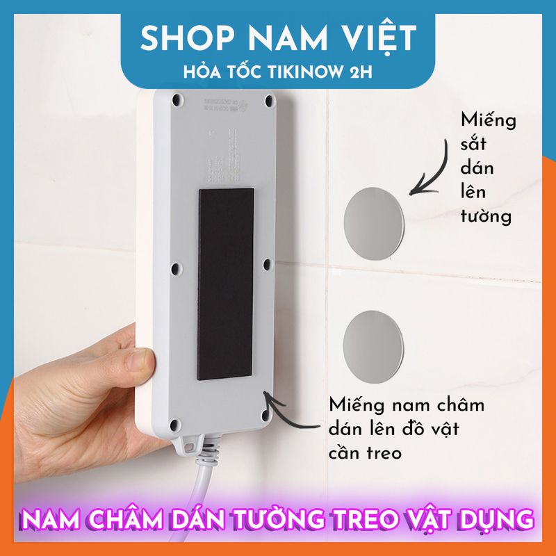 Miếng Dán Nam Châm Dán Tường Treo Vật Dụng Đa Năng