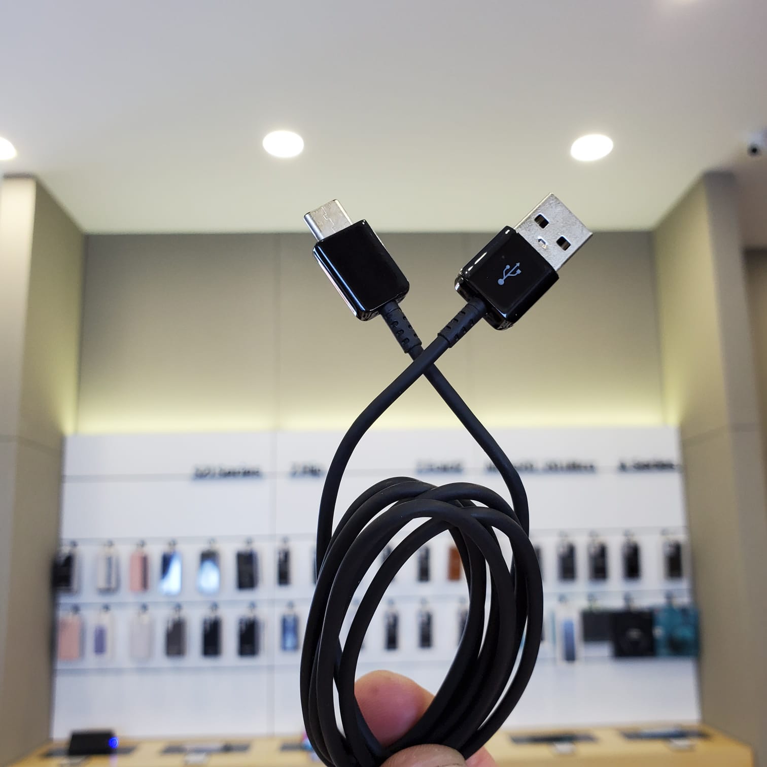 Cáp sạc nhanh USB chân Type C, dùng cho máy Samsung: Fold 1 , Note 9, Note 8, S10/S10+, S9/S9+ , S8/S8+ & các máy khác có chân sạc TypeC