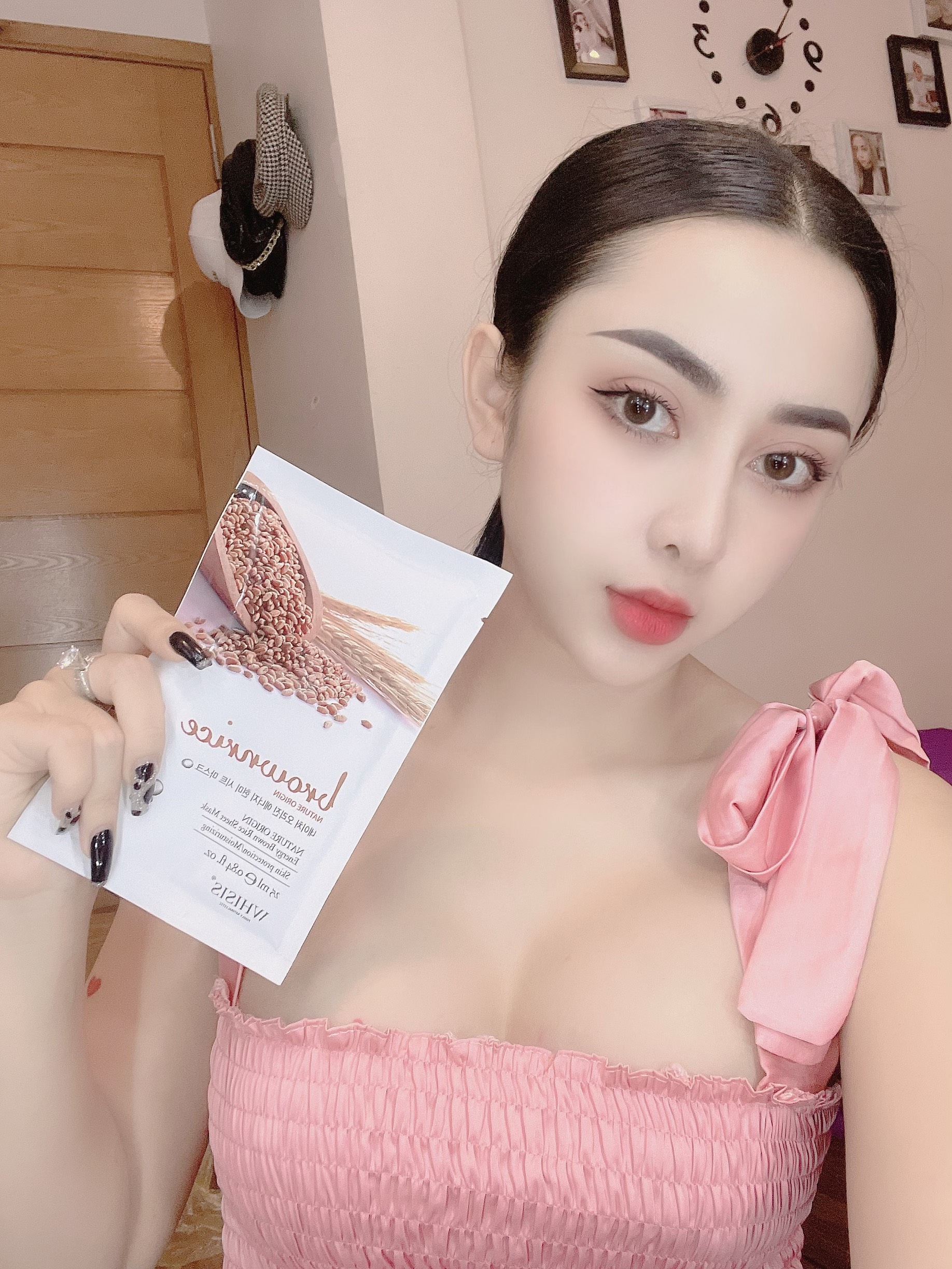 Mặt nạ gạo lứt Whisis Nature Origin Energy Sheet Mask tái tạo làn da, giúp da sáng và hồng hào