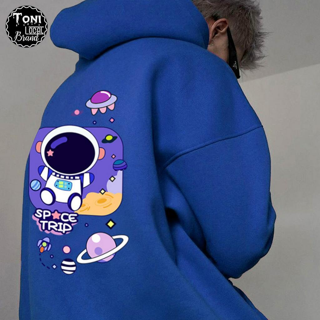 Áo Hoodie Local Brand Space Trip nỉ bông dày form rộng Unisex