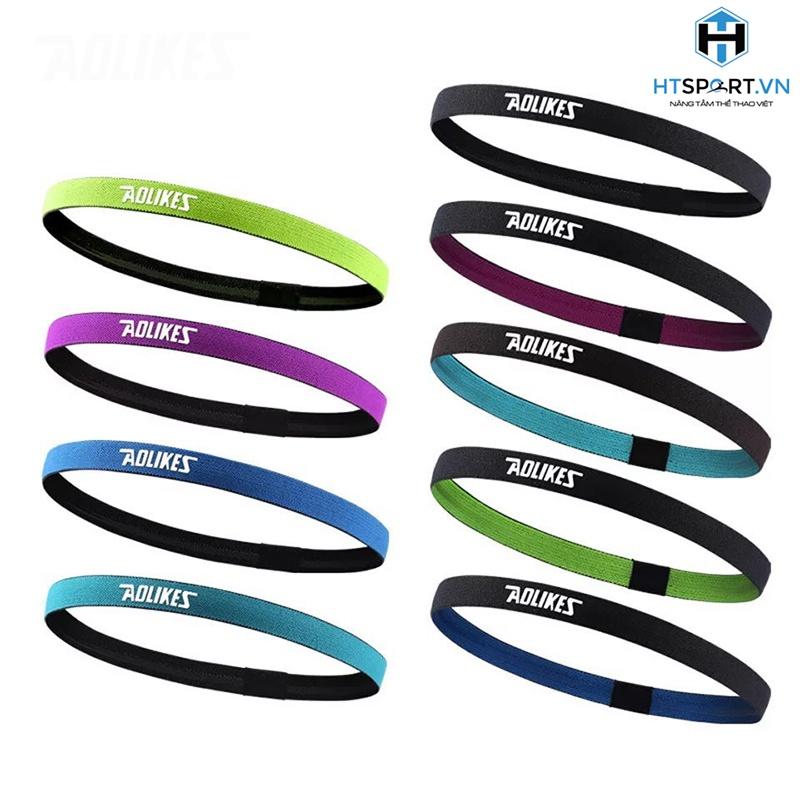 Băng Trán Thể Thao, Băng Tập Gym Thể Hình Nam Nữ, Chạy Bộ Tennis Headband Aolikes AL2101