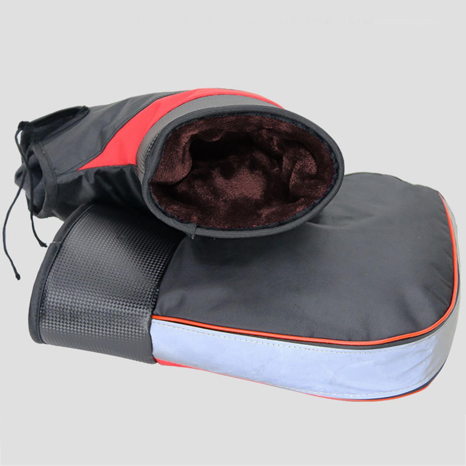 Motorcycle Handlebar Muffs, Keep Hands Warm Hands Protector Mittens Covers for Snowmobile