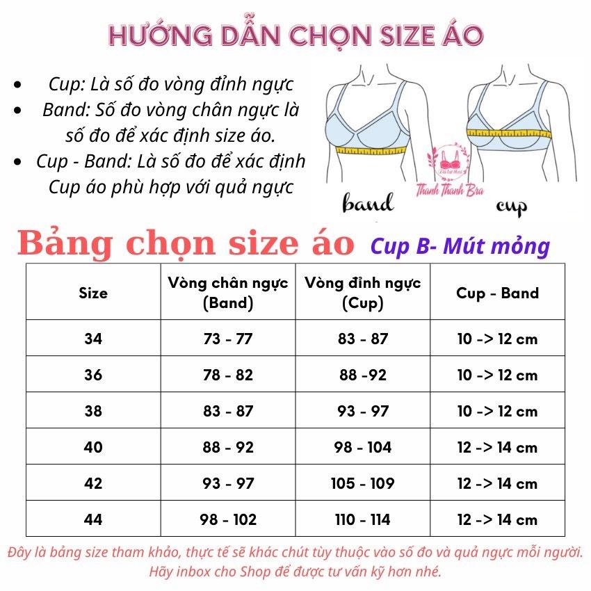 Áo ngực thông hơi - No' bra  N2827 , không mút, không gọng, mặc thoải mái - Da
